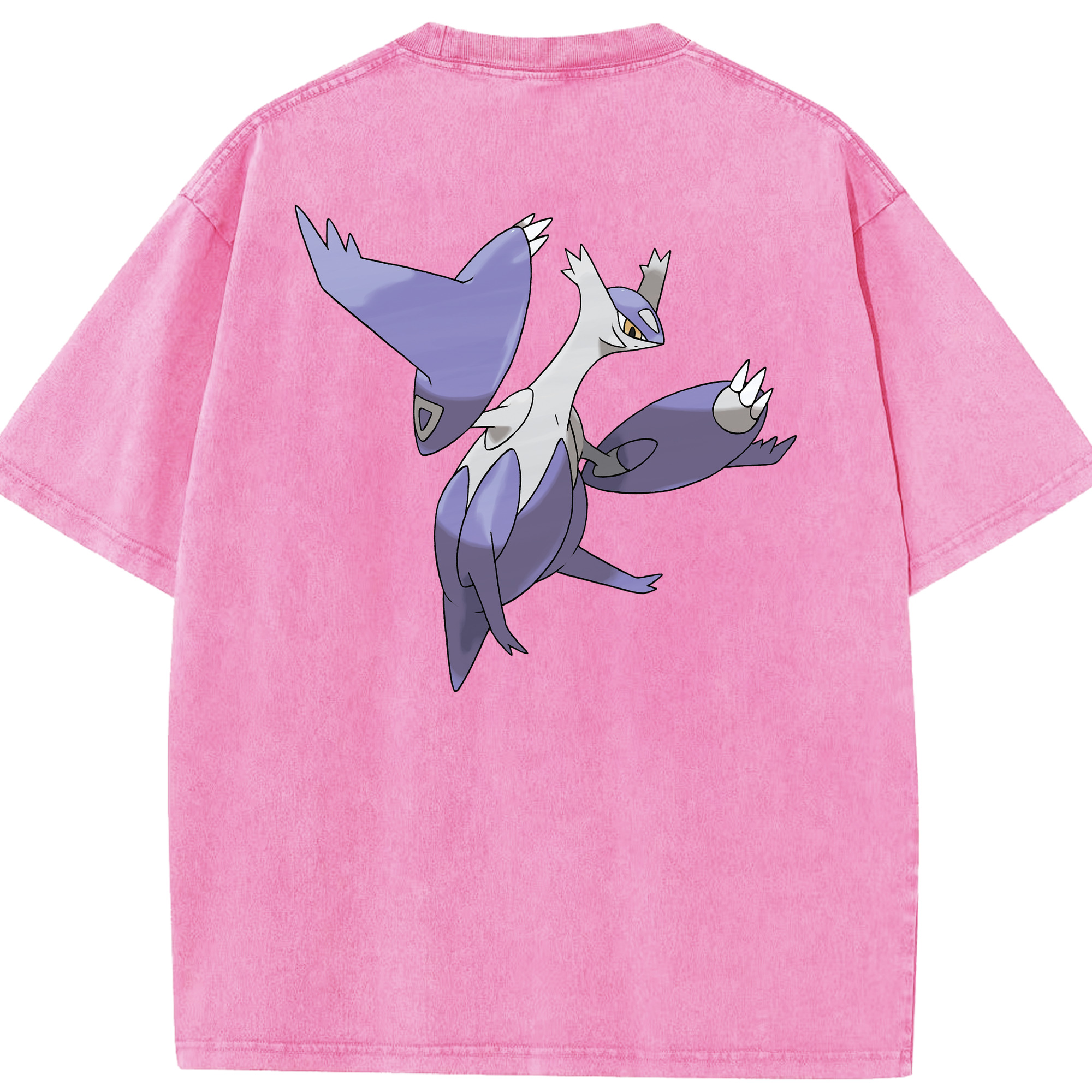 （画像用） ポケットモンスター Pokémon 綿100% ヴィンテージ風 半袖Tシャツ（背面プリント）